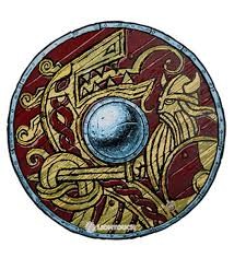 Ασπίδα Viking Chief Harald Στρογγυλή Αφρώδη, Liontouch